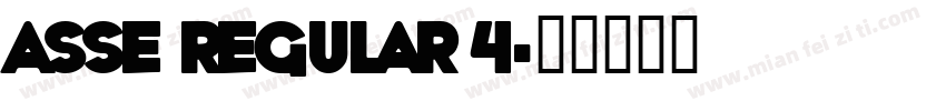 asse Regular 4字体转换